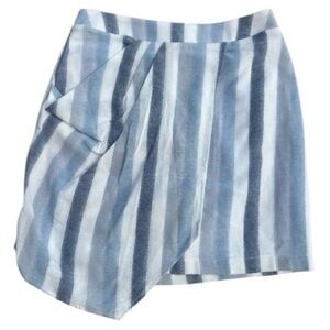 BCBGeneration Blue and White Striped Mini Skirt   PM5